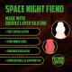 SPACE NIGHT FIEND - SILICONE DILDO - RED/WHITE