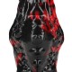 DILDO MONSTER EM SILICONE HELL NIGHT FIEND VERMELHO/PRETO OUCH!