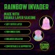 RAINBOW INVADER - SILICONE DILDO - RAINBOW