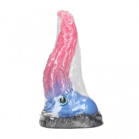KRAKEN'S LICK - SILICONE DILDO - BLUE/RED