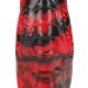 DILDO MONSTER EM SILICONE DARK LYCAN SPAWN VERMELHO/PRETO OUCH!