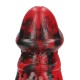 DARK LYCAN SPAWN - SILICONE DILDO - RED/BLACK