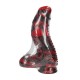 DARK LYCAN SPAWN - SILICONE DILDO - RED/BLACK