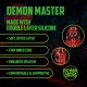 DEMON MASTER - SILICONE DILDO - RED/BLACK