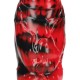 DEMON MASTER - SILICONE DILDO - RED/BLACK