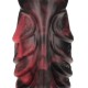 INFERNAL DEMON - SILICONE DILDO - RED/BLACK