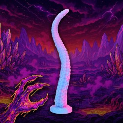 TIRA SNAKE ANAL TENTACLE SERPENT 19.7 /50 CM ROXO/AZUL OUCH!