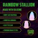 PLUG ANAL MONSTER EM SILICONE RAINBOW STALLION RAINBOW OUCH!