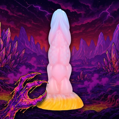 PLUG ANAL MONSTER EM SILICONE RAINBOW CANINE RAINBOW OUCH!