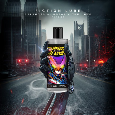LUBRIFICANTE À BASE DE ÁGUA DERANGED AI ROBOT CUM LUBE 3.4 FL OZ /100 ML OUCH!