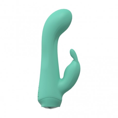 VIBRADOR MINI DUAL RABBIT VERDE LOVELINE