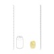 ESTIMULADOR AIRTAP COMPACTO COM ACESSÓRIOS DREAMSICLE AMARELO LOVELINE 