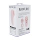 AURIE - AIRTAP VIBRATOR WITH TWO HEAD ATTACHMENTS - PINK