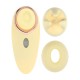 AURIE - AIRTAP VIBRATOR WITH TWO HEAD ATTACHMENTS - YELLOW