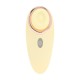 AURIE - AIRTAP VIBRATOR WITH TWO HEAD ATTACHMENTS - YELLOW