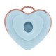 LUVIE - HEART-SHAPED AIRTAP VIBRATOR - BLUE