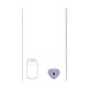 LUVIE - HEART-SHAPED AIRTAP VIBRATOR - LAVENDER