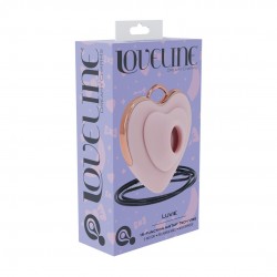 LUVIE - HEART-SHAPED AIRTAP VIBRATOR - PINK