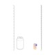 VIBRADOR AIRTAP BUDSIE EARBUD-SHAPED LAVENDER LOVELINE