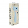 DARLING - AIRTAP WAND VIBRATOR WITH FIVE HEAD ATTACHMENTS - BLUE