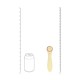 VIBRADOR COM ACESSÓRIOS AIRTAP WAND AMARELO LOVELINE