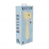 DARLING - AIRTAP WAND VIBRATOR WITH FIVE HEAD ATTACHMENTS - YELLOW