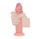DILDO REALÍSTICO DUAL DENSITY SILICONE SLIDING SKIN 8 /20.5 CM FLESH REALROCK