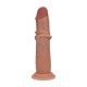 DILDO REALÍSTICO DUAL DENSITY SILICONE SLIDING SKIN 8 /20.5 CM TAN REALROCK