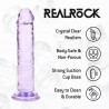 DILDO REALÍSTICO 5 /12.7 CM ROXO REALROCK