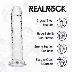 REALISTIC DILDO - 5 / 12,7 CM - TRANSPARENT