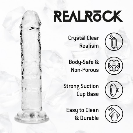 REALISTIC DILDO - 5 / 12,7 CM - TRANSPARENT