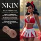 PINUP DOLLS - CHEERLEADER CUTIE CHERRY SPLITZ - TPE LARGE MASTURBATOR - 321G - BROWN