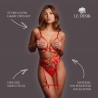 CONJUNTO DE 2 PEÇAS STUPID CUPID HEART VERMELHO LE DÉSIR 