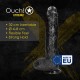 DILDO REALISTIC GIANT 32 CM PRETO OUCH!