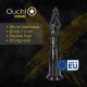 DILDO EM FORMATO DE ANTEBRAÇO HELPING HAND 38 CM PRETO OUCH!