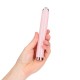 VIBRADOR GLASS ROSA LOVELINE 