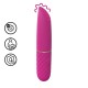 MINI VIBRADOR LIPSTICK ROSA LOVELINE