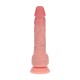 VIBRADOR DUAL DENSITY SILICONE REALISTIC THRUSTING 7 /17.8 CM FLESH REALROCK
