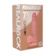 VIBRADOR DUAL DENSITY SILICONE REALISTIC THRUSTING 7 /17.8 CM FLESH REALROCK