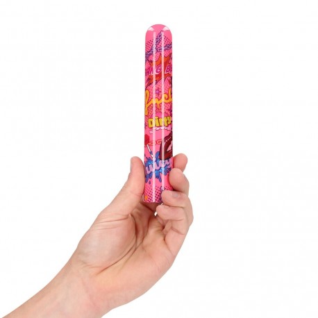 VIBRADOR RECARREGÁVEL KAOTIX POP ART ROSA S-LINE