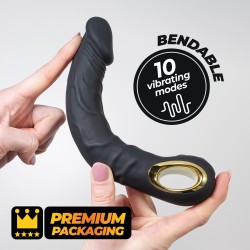 VIBRADOR FLEXÍVEL MAGNUS BEND PRETO CRUSHIOUS