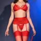CONJUNTO DE 5 PEÇAS CR-4895 VERMELHO CHILIROSE