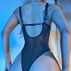 BODY FAUX LEATHER FETISH TIE-UP PRETO DE NAMOUR