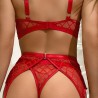 CONJUNTO DE 3 PEÇAS DIAMOND NET VERMELHO DE NAMOUR 