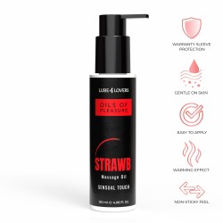 PLEASURE FRAGOLA 120 ML OLIO DA MASSAGGIO