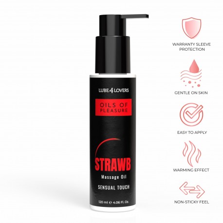 PLEASURE FRAGOLA 120 ML OLIO DA MASSAGGIO