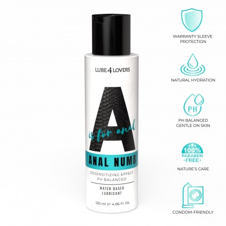 LUBRIFICANTE ANALE A IS FOR ANAL NUMB 120 ML