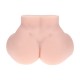BODYFORMS - BREE KNOX - DUAL ENTRY VIBRATING MASTURBATOR - 4,2 KG / 9.3 LBS - FLESH
