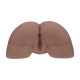BODYFORMS - CLARA VOSSIN - DUAL ENTRY VIBRATING MASTURBATOR - 6,3 KG / 14.1 LBS - BROWN