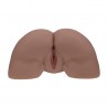 BODYFORMS - CLARA VOSSIN - DUAL ENTRY VIBRATING MASTURBATOR - 6,3 KG / 14.1 LBS - BROWN